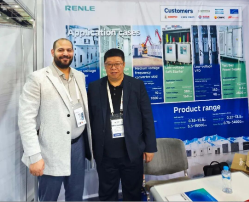 Renle soft starter solutions display at EGYPES Cairo Renle soft starter solutions display at EGYPES Cairo